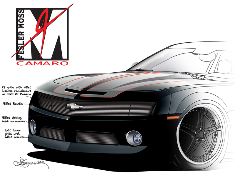 Illustration for article titled Fesler-Moss Builds A Corvette ZR1-Powered Camaro SS